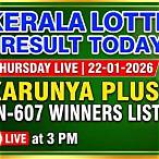kerala lottery result today karunya plus